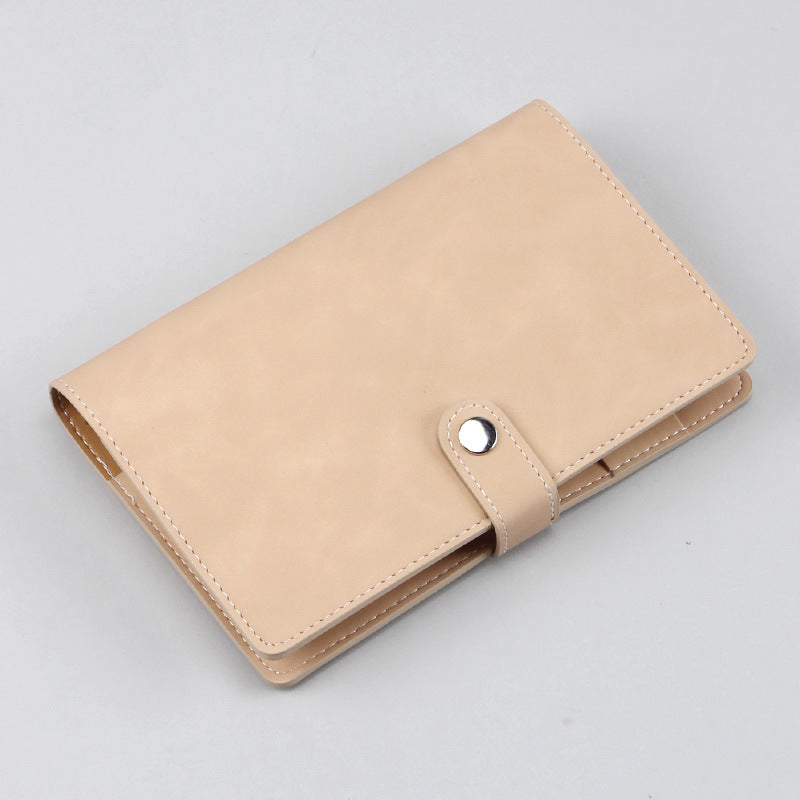 Wholesale A6 Loose Leaf Ledger Soft Leather Notebook